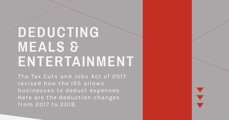 deducting meals & entertainment inforgraphic header