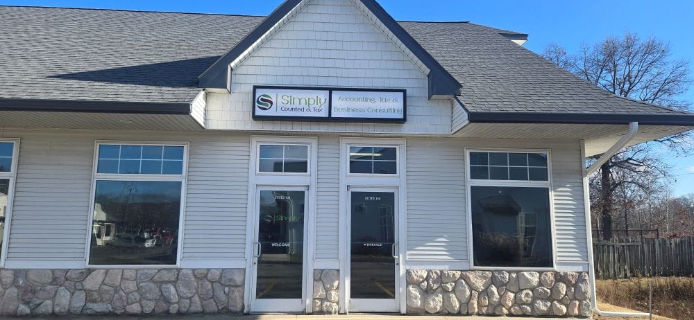 Simply Counted and Tax office building front in Holland Michigan